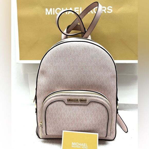 🔥🌷NWT! Michael Kors JAYCEE Backpack Powder Blush Msrp:$498.00 - Picture 1 of 10